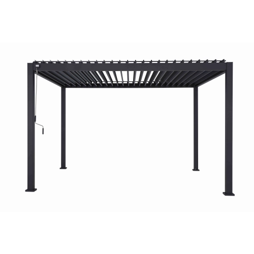 Pergola ogrodowa aluminiowa MIRADOR Premium 111 Delux 3 x 4 m Antracyt